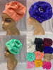 Shining Sequins Muslim Turban Cap Women Sequence Ready Female Head Wraps African Auto Gele Aso Oke Headwear Already Made Headtie