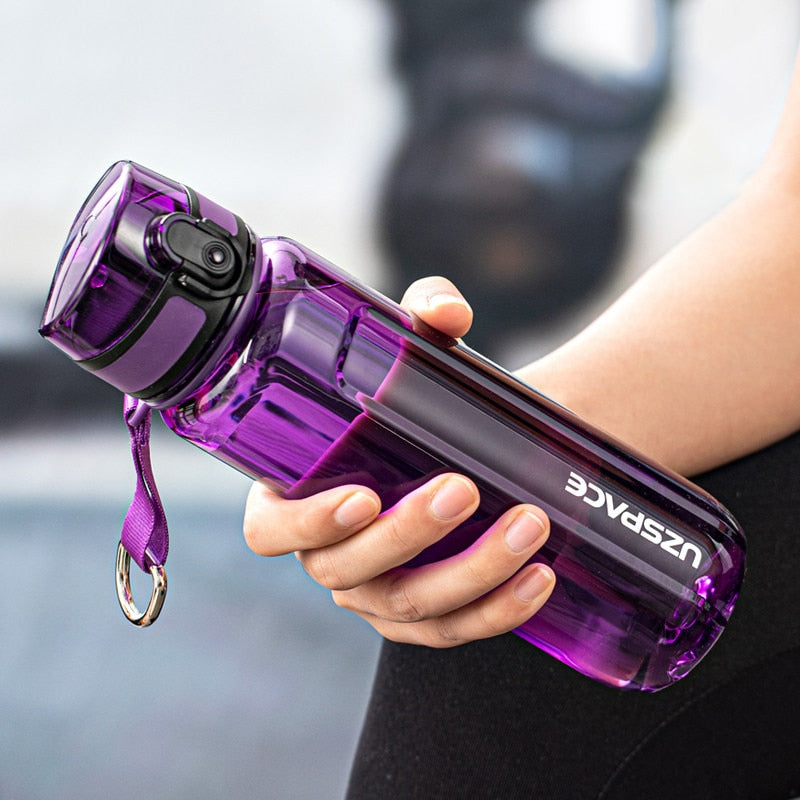 Water Bottle 500/1000ml Portable Leakproof Shaker Outdoor Sport Tour Direct Drinking Bottle Eco Friendly Plastic Bottle BPA Free