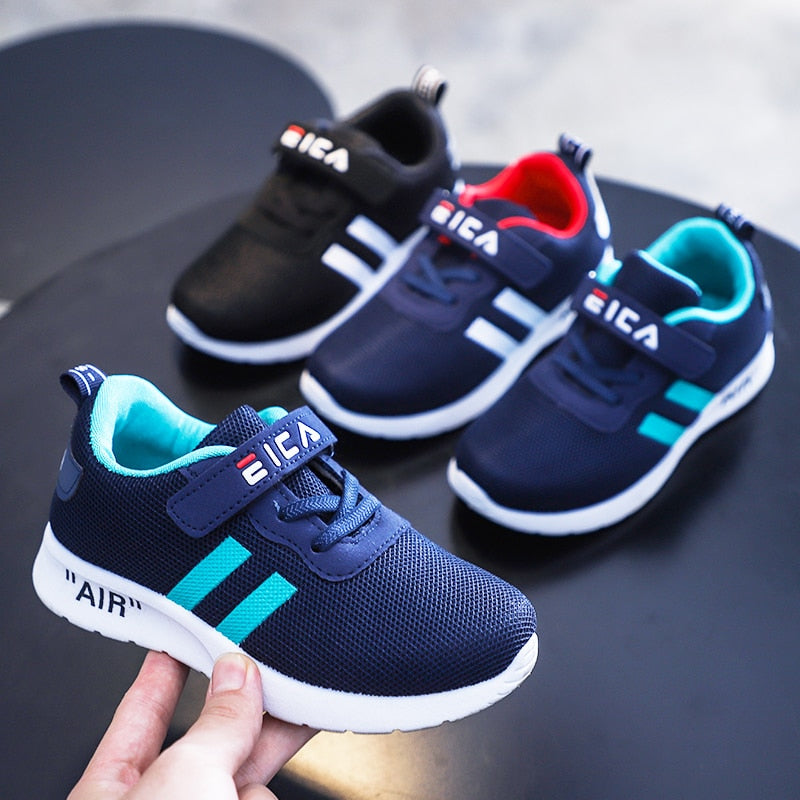 Kids Fashion Sneakers for Boys Girls Mesh Tennis Shoes Breathable Sports Running Shoes Lightweight Children Casual Walking Shoes