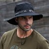 UPF 50+ Summer Hats Men Sun Protector UV-proof Breathable Bucket Hat Large Wide Brim Hiking Outdoor Fishing Beach Cap Cowboy New