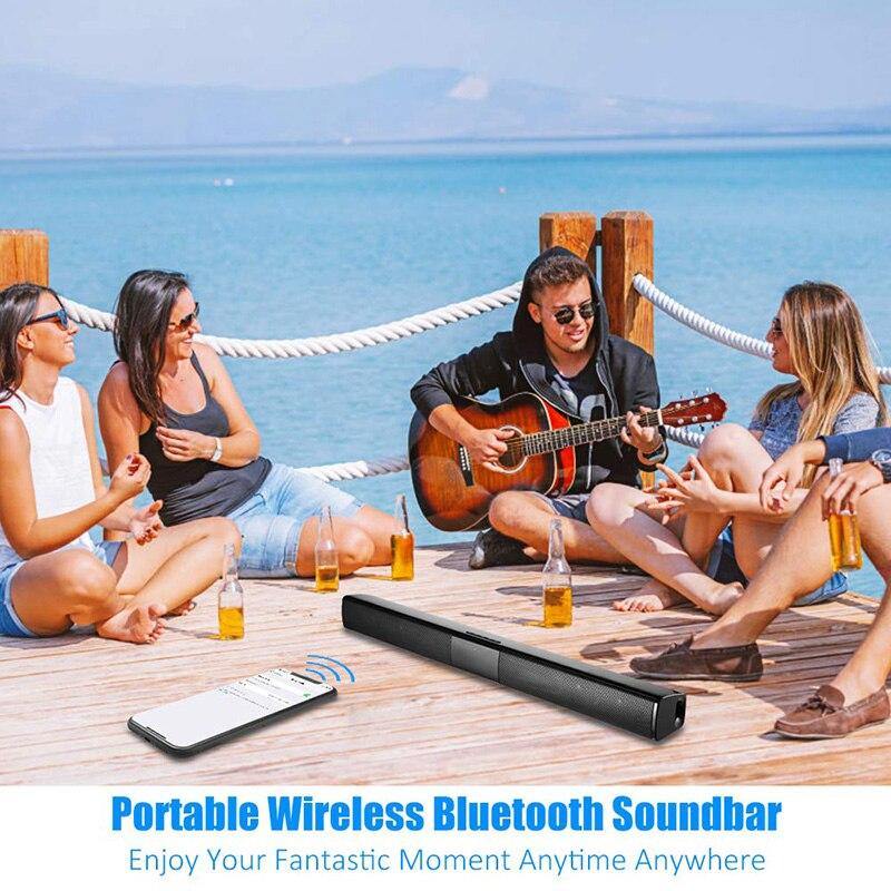 40W Super Power Wireless Bluetooth Soundbar Speaker Subwoofer TV Home Theater Soundbar + Remote Control - Surprise store