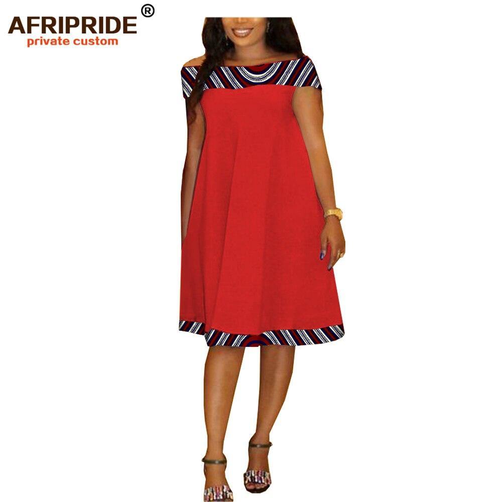 2019 african Autumn women dress AFRIPRIDE private custom long sailor collar midi dress super batik cotton plus size A722586 - Surprise store