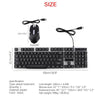 Combo PC Gamer LED Gaming Keyboard And Mouse Set Wired 2.4G Keyboard Gamer Keyboard Illuminated Gaming Keyboard Set For Laptop - Surprise store