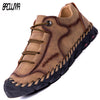 Hot ! Summer Soft Men's Casual Shoes Breathable Leather Handmade Loafers Brand Men