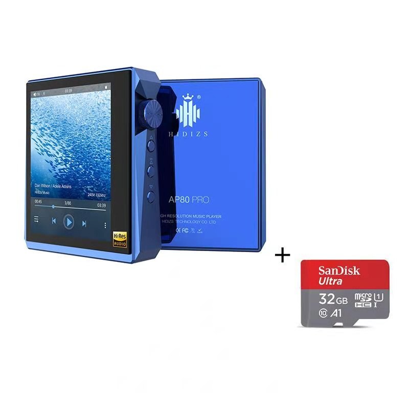 Hidizs AP80PRO HiFi dual ESS9218 MP3 Bluetooth Music Player With Touch Screen Portable FLAC LDAC USB DAC DSD 64/128 FM Radio DAP