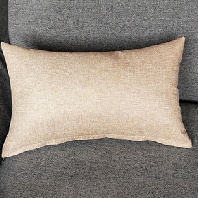 Rectangular Cushion Cover 30x50 Polyester Pillowcase Decorative Sofa Cushions Pillowcover Home Decor Black Yellow Pillow Cases