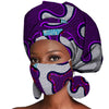 African Headwrap Earrings Hair Accessories Scarf Bonnet Ankara Wax Fabric Head Turban African Headscarf Mask Match Print A20H004
