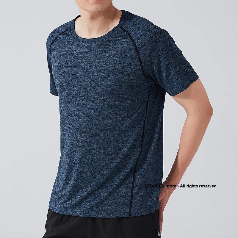 Men's Running T-Shirts, Quick Dry Compression Sport T-Shirts, Fitness Gym Running Shirts, Soccer Shirts Men's Jersey Sportswear - Surprise store