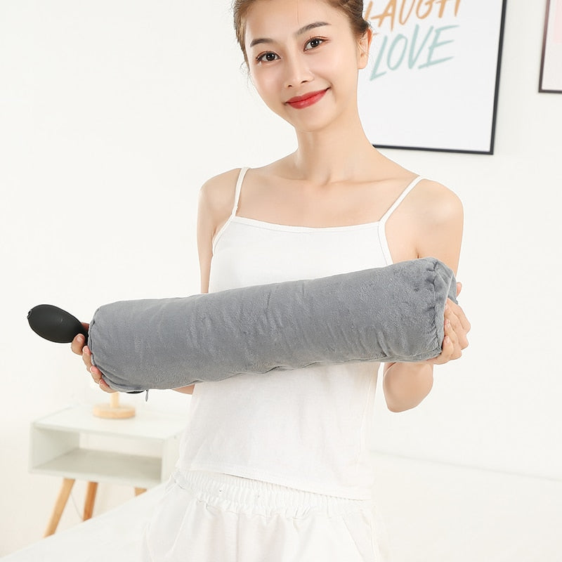 SB Cervical care Latex pillow adjustable Column new physiotherapy traction neck pillow Neck Health Care Head Leg Back Support