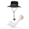 UPF 50+ Summer Hats Men Sun Protector UV-proof Breathable Bucket Hat Large Wide Brim Hiking Outdoor Fishing Beach Cap Cowboy New