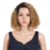 Trueme Short Water Wave L Part Lace Human Hair Wigs Remy Brazilian Lace Part Wig Pixie Cut Short Bob Curly Wigs For Black Women