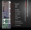 FV-Q90 Wired USB Interface 104-key Punk Keycap Floating Button Backlit Desktop Computer Office Business Game Keyboard and Mouse