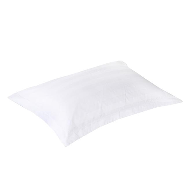 22 50*80/58*88cm Hotel Supplies Home Bedding Cotton Pure White Encryption Pillowcase Satin Pillow Case High Quality