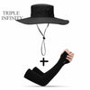 2020 New Fashion Summer Bucket Hat Cowboy Men Outdoor Fishing Hiking Beach Hats Mesh Breathable Anti UV Sun Cap Large Wide Brim