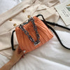 Luxury Brand Designer Women Bags 2021 Drawstring Bucket Bag With Thick Chain Crossbody Bag Branded Women's Small Handbag
