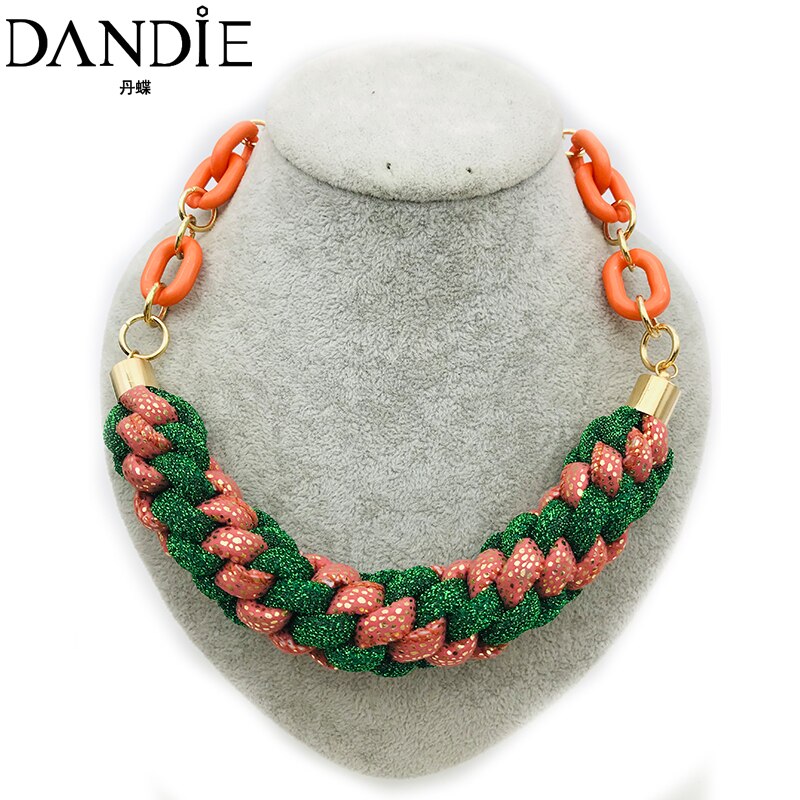 Dandie Fashionable cotton rope necklace, simple female accessories