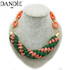 Dandie Fashionable cotton rope necklace, simple female accessories