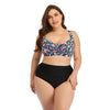 Large Size Bikini Set Push Up Separate Swimsuit High Waisted Swimwear Women 2021 New Bathing Suit Beachwear With Cups Sexy - Surprise store