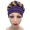 Latest Diamonds Turban Cap for Women Ready Female Head Wraps African Auto Geles Aso Oke Headtie Muslim Headscarf Turbans Hat