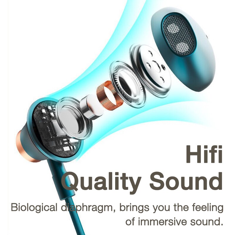 EARDECO 1000mAh Bluetooth Headphone With Mic 5.1 Wireless Headphones Bass Stereo Earphones Earbuds Music Sport Headset Neckban