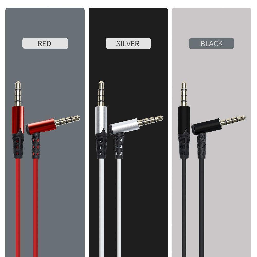 PCER AUX Cable Jack 3.5mm Audio Cable 3.5 mm Jack Speaker Cable for JBL Headphones Car Xiaomi redmi 5 plus Oneplus 5t AUX Cord - Surprise store