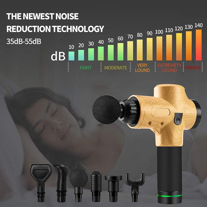 Profession Massage Gun Muscle Powerful Percussion Neck Massager Handheld for Athletes