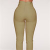 Hirigin Women Casual High Waist Waist Bow Tie Long Slim Skinny Stretch Solid Pants Sashes Pencil Trousers