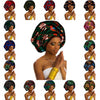 National Decorative Scarf Shawls Women African Cotton Headtie Head Wrap African Traditional Fashion Printed Ankara Headscarf
