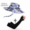 New Fashion Sun Hat Male Sunshade Summer Outdoor Fishing Sun-proof Breathable Foldable Big Wide Brim Men's Panama Hat Bucket Hat