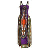 Sexy Backless Dress Summer Dashiki Casual Sundress Beach Women Plus Size Sexy Dress Vestidos De Playa african dresses for women