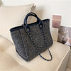 Luxury Large-capacity Canvas Bag Handbags Summer 2021 New Trendy Fashion Ladies Shoulder Bag Casual All-match Portable Tote Bag