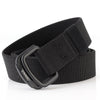 Military Equipment Belt Men Elastic Nylon Tactical Belts For Jeans Pants Solid Strap Canvas Double Ring Metal Buckle Waist Belt