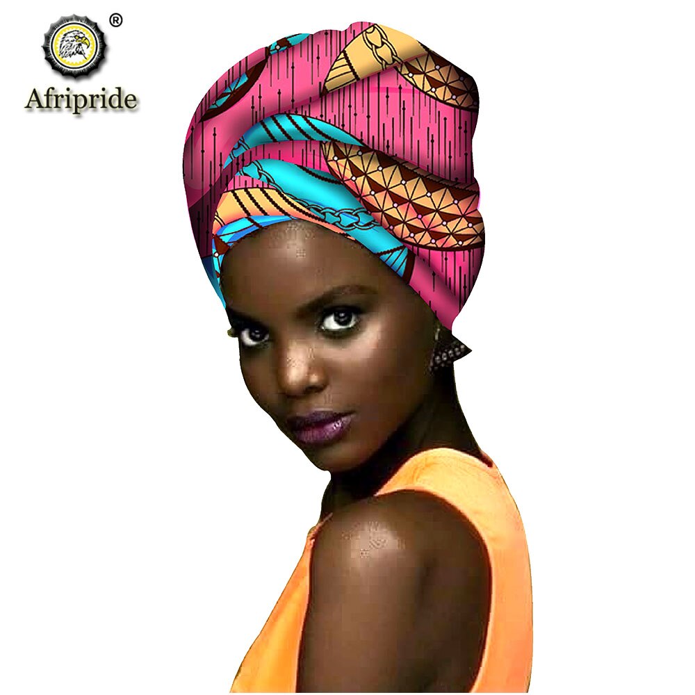 African fashion head scarf print wax cotton women african clothing Bazin Rich headwear A18H001