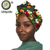 2020 African New Fashion Headwrap Women Cotton Wax Fabric Traditional Headtie Scarf Turban pure Cotton Wax AFRIPRIDE S001