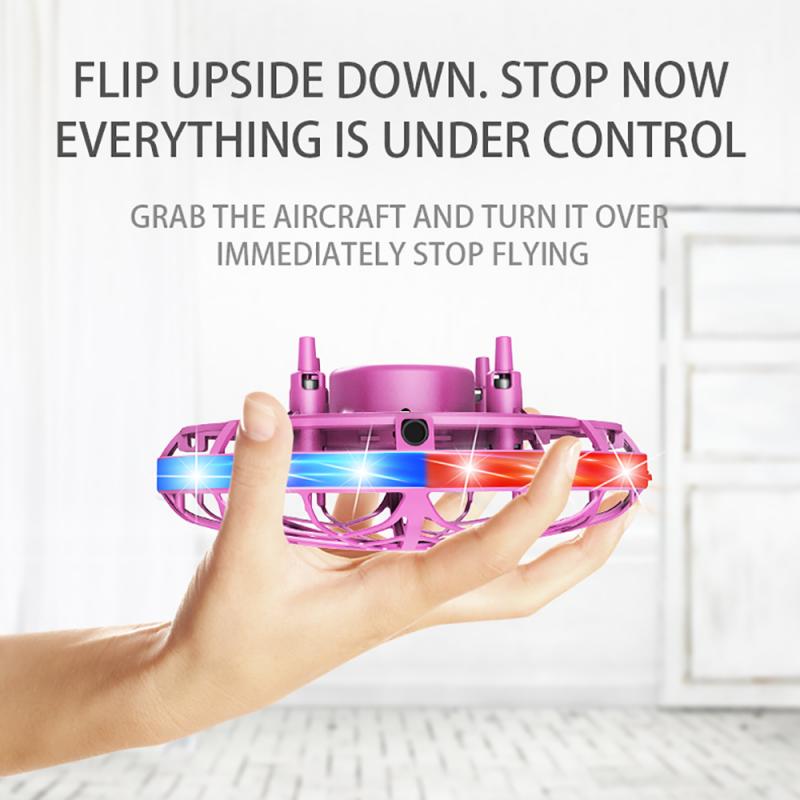 Mini Drone Quad Induction Levitation UFO Flying Toys Hand-controlled Drone Infrared Induction Aircraft Flying Ball Toys For Kids