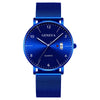 Men Watches 2021 Luxury Famous Brand Men Stainless Steel Mesh Calendar Watch Men Quartz Watch Relogio Masculino Men Wristwatch