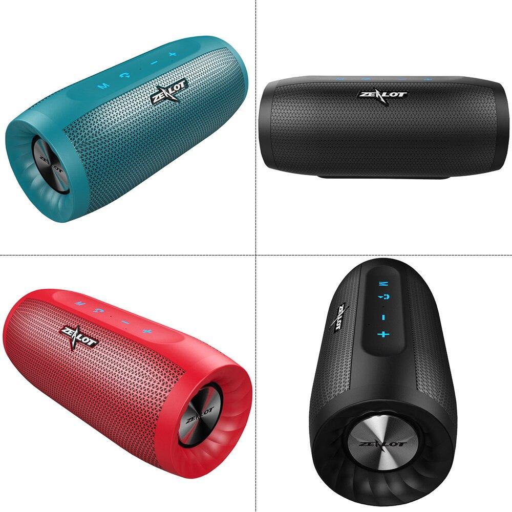 ZEALOT S16 column bluetooth speaker soundbar wireless outdoor subwoofer high power waterproof portable speakers+sd card slot - Surprise store