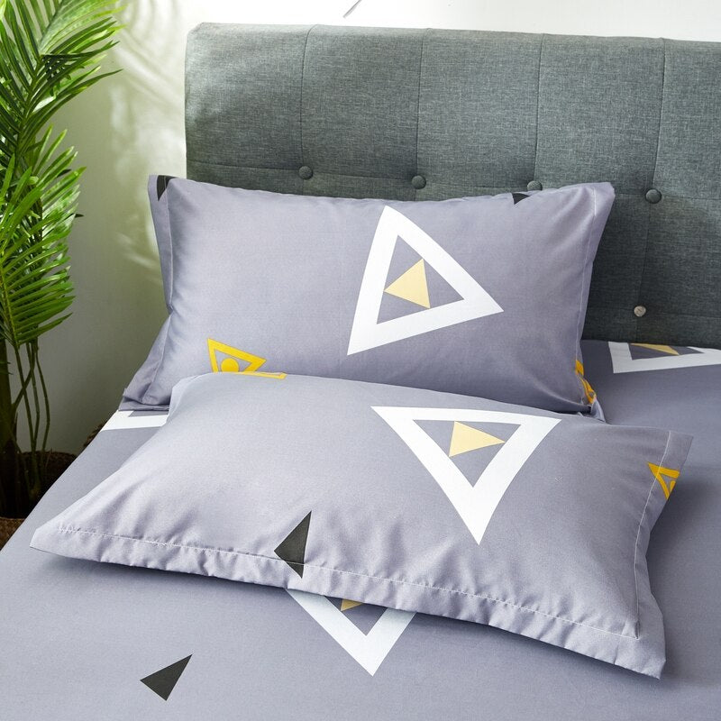 2 PC Aloe Vera Cotton Pillowcase 19 Printing Color Pillow Case Bedding 48X72CM Pillow Cover Dropshipping TXS