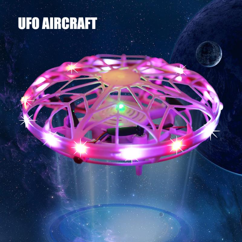 Mini Drone Quad Induction Levitation UFO Flying Toys Hand-controlled Drone Infrared Induction Aircraft Flying Ball Toys For Kids