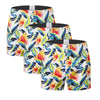 3pack Classic prited Boxers Cotton Mens Underwear Trunks Woven Homme Arrow Panties Boxer with Elastic Waistband Shorts Loose men