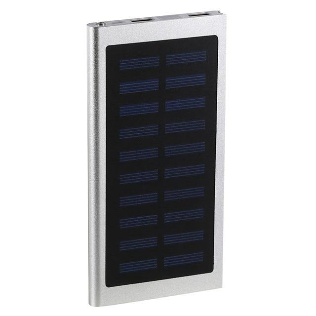 Solar Power Bank 30000mah External Battery 2 USB LED Powerbank Portable Mobile phone Solar Charger for Xiaomi iphone huawie - Surprise store