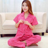 100% Cotton Women Pajamas Sets with Pants Cotton Pijama Plaid Spring Summer Pyjamas Sleepwear Cute Night Wear Nightsuits Mujer