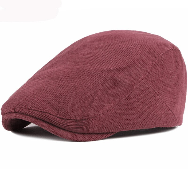 HT2904 Berets Candy Colors Ivy Newsboy Flat Cap Spring Autumn Hats for Men Women Solid Artist Painter Hat Adjustable Beret Cap