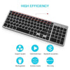 SeenDa Bluetooth Wireless keyboard for Tablet Laptop Smartphone Rechargeable Portable Wireless Keyboard with Number Pad - Surprise store