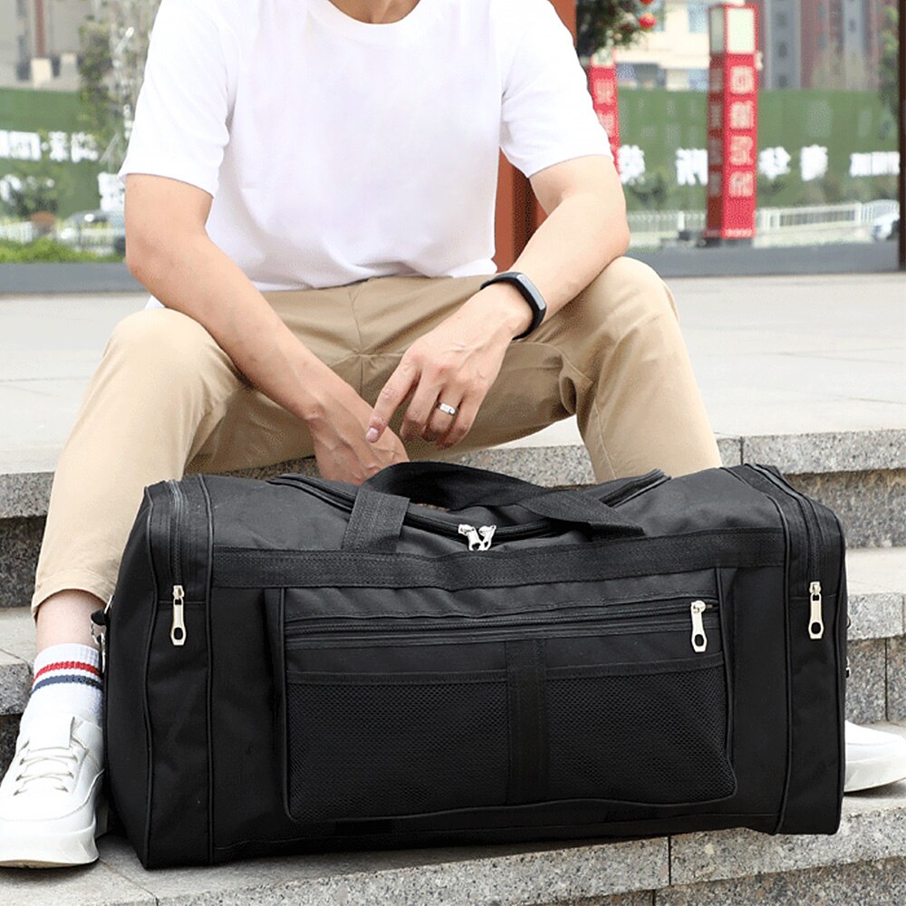 Gym Bag Nylon Hand Duffel Sports Bags Men Training Tas for Shoes Fitness