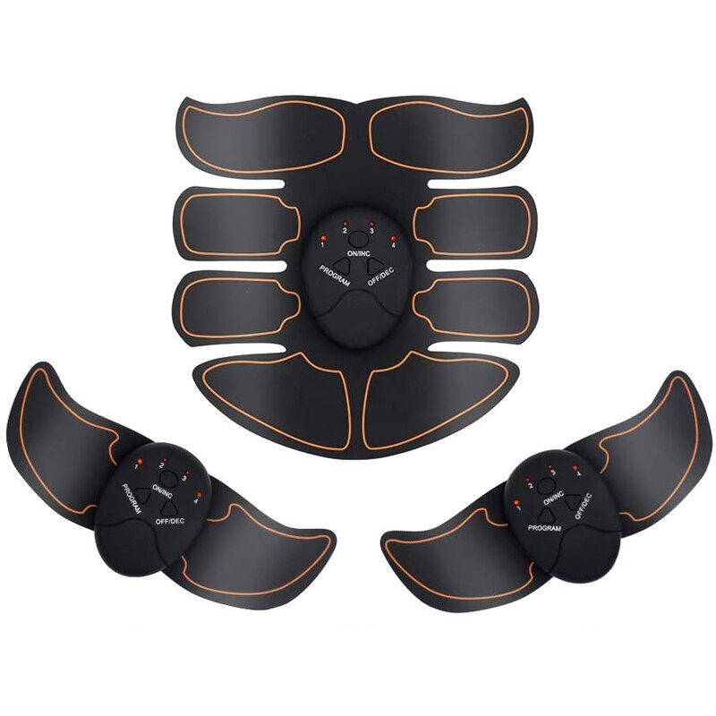 ABS Stimulator Electric Muscle Stimulator EMS Wireless Buttocks Hip Trainer Toner Abdominal Fitness Home Gym Body Slimming