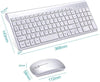 Wireless keyboard and mouse set ergonomic silent keyboard USB interface for Android Apple TV MAC - Surprise store
