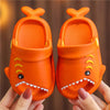 Xiaomi Shark Summer Children's Slippers for Kids Toddler Baby Outdoor EVA Cartoon Print Cute Flat Heels Beach Sandals