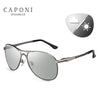 CAPONI Driving Photochromic High Quality Sunglasses Polarized Classic Brand Sun Glasses for Men oculos de sol masculino CP8722