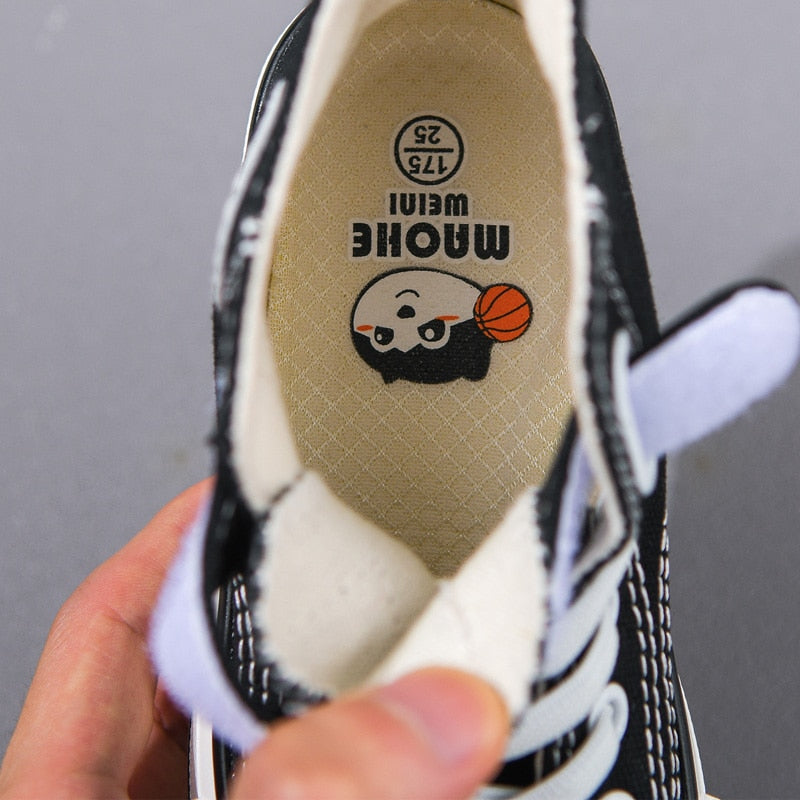 Children Canvas Shoes Girls Sneakers 2021 New Autumn Breathable Kids Shoes for Boys High Quality Student Casual Sneakers Zapatos